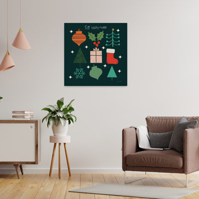«Winter Cheer III», arbre contemporain abstrait, art mural