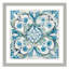 Gabriyel «Caribbean Tile I», reproduction de peinture à l'aquarelle encadrée