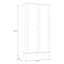 Tasheanna 2 Door Manufactured Wood Wardrobe