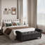 Banc de rangement rembourré Daira, banc de lit 63 po-1958232960