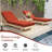 Wynee Outdoor 4'' Chaise Lounge Cushion-1875924012-1875924029