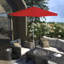 Parasol de patio blanc mat 11 pi.-1230180303