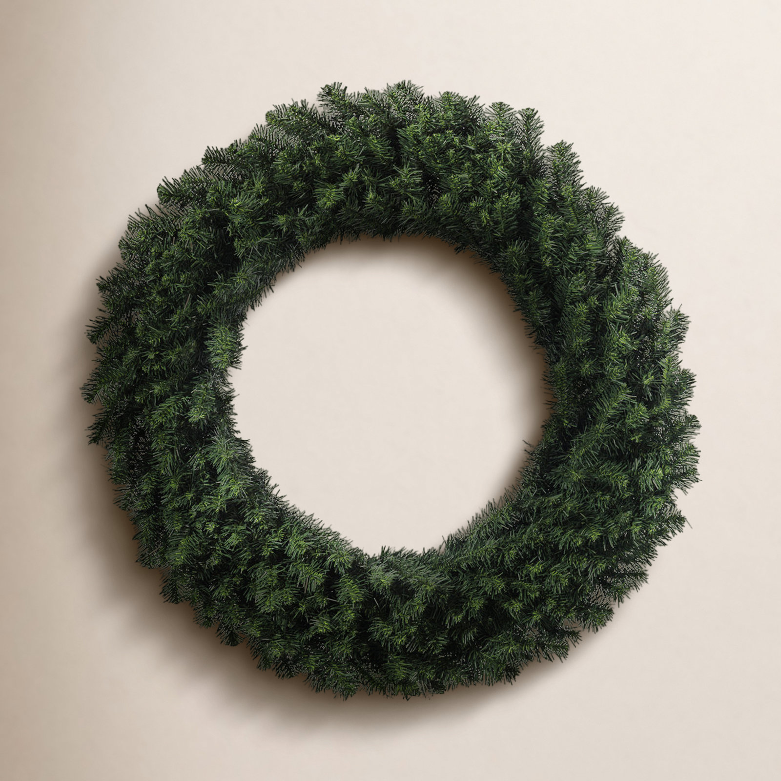 Artificial Douglas Fir Wreath Unlit, 42" H