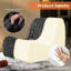 Ensemble de meubles de salon 3 pièces, ensemble de canapé moderne en mousse souple, canapé modulaire en L et fauteuil à billes sans accoudoirs, aucun assemblage requis-553776083-554120650