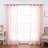Taumsauk Semi Sheer Curtain Panel Pair-1610679586-1610679591