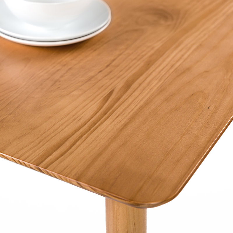 Goodyear Pine Solid Wood Dining Table, 29.48" W x 47.2" L