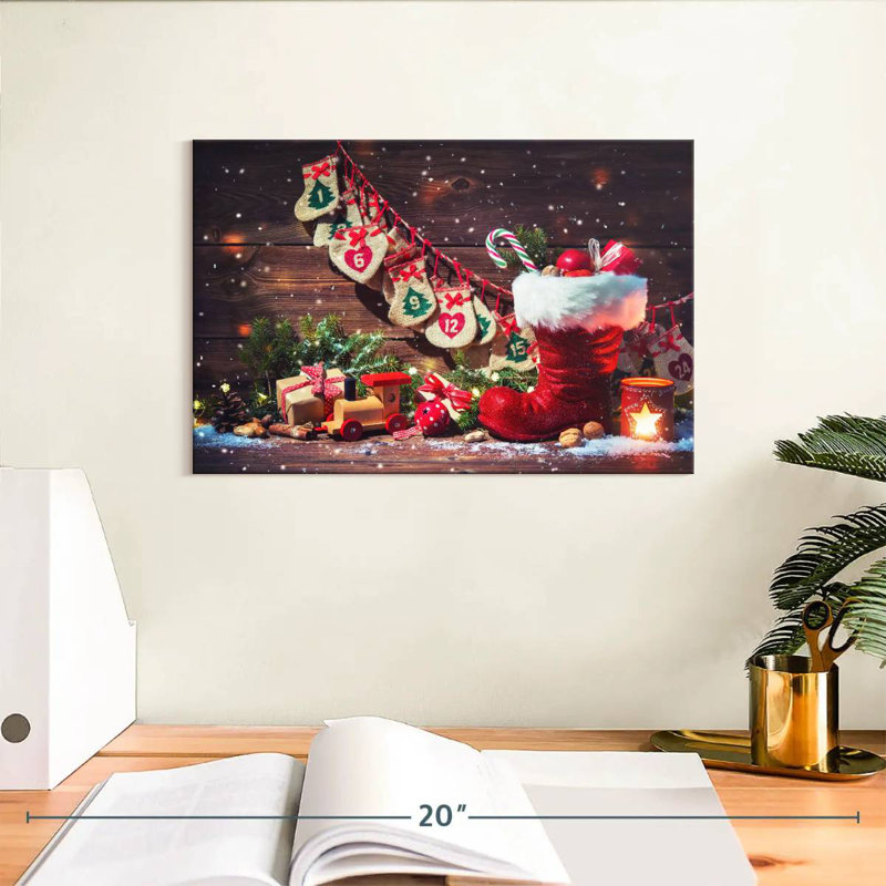 Concept de Noël, H 8 po x l 12 po