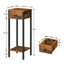 Slim Bedside Side Table with Storage-114295196