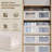 Linen Closet Organizer Bins – 4 Pack Foldable Storage Baskets With Clear Window, Medium, Beige, Bedroom Use