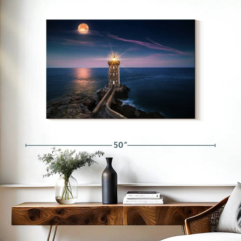 Lighthouse beach Aletra, H 26 po x l 39 po