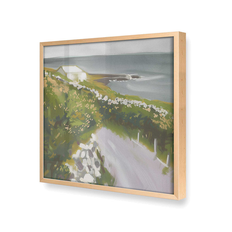 «Floral Coastal Walk I», Érable brut, H 21,75 po x l 21,75 po