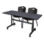 Table de nidification Nickls, 2 chaises empilables-32668122-32668129