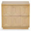 Deziree Wood 2 Drawer Nightstand-1577936554