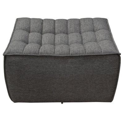 Repose-pieds Marshall en tissu gris