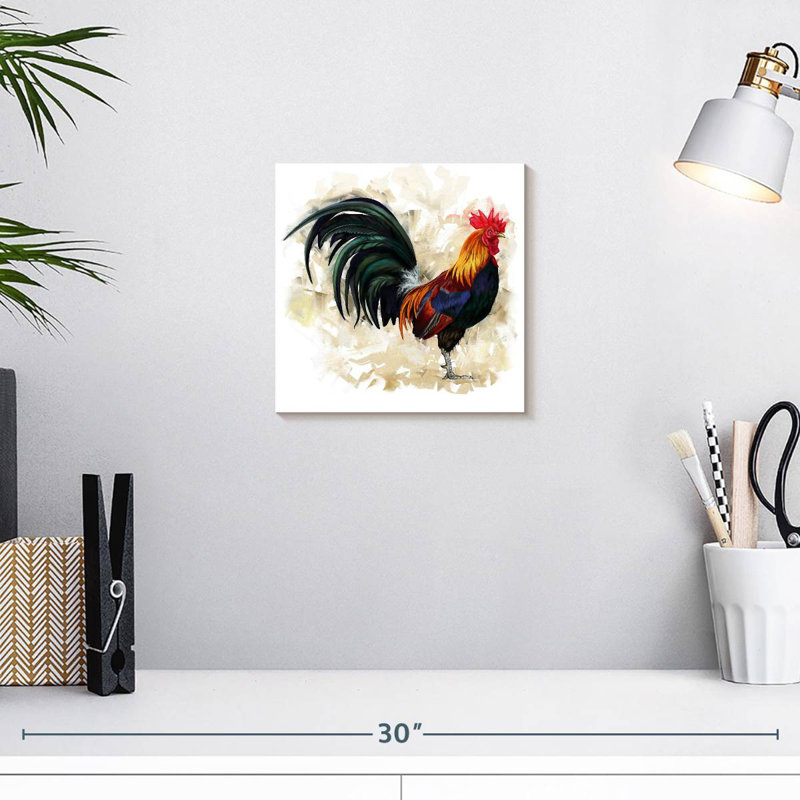 Brampt fier coq Brampt, H 10 po x l 10 po