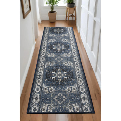 Tapis de couloir antidérapant personnalisé sur mesure Mahal