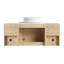 Meuble-lavabo flottant simple 48 po avec lavabo en céramique, meuble-lavabo mural avec porte à fermeture en douceur et tablette-721908883