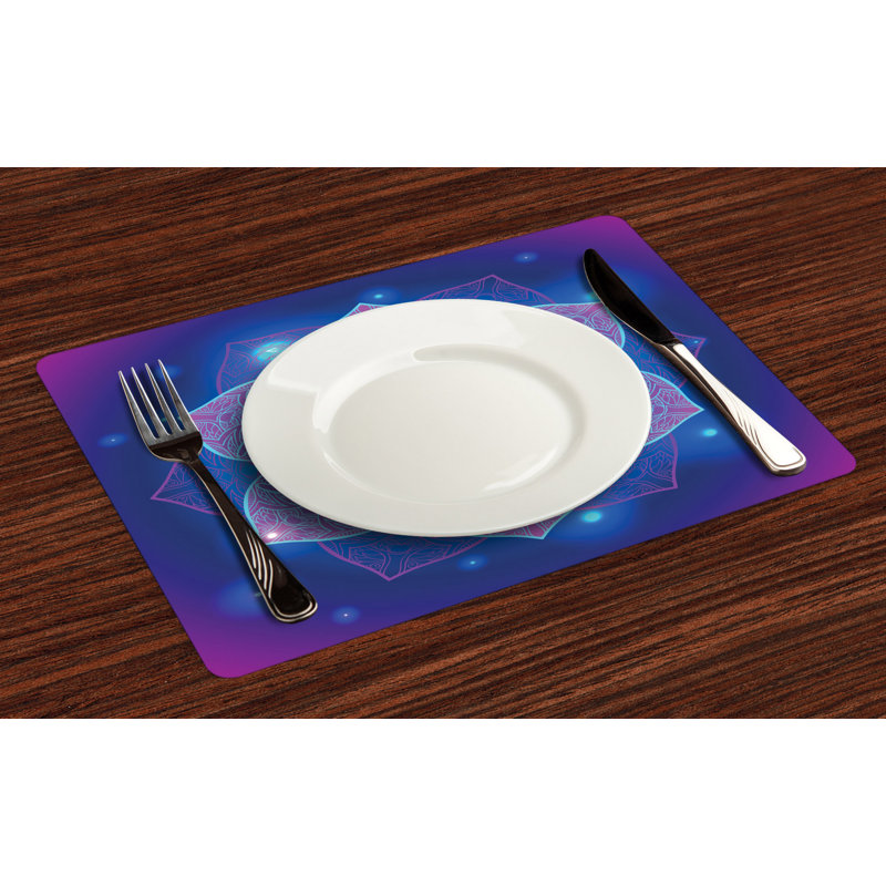 Polyester Geometric Rectangle Placemat