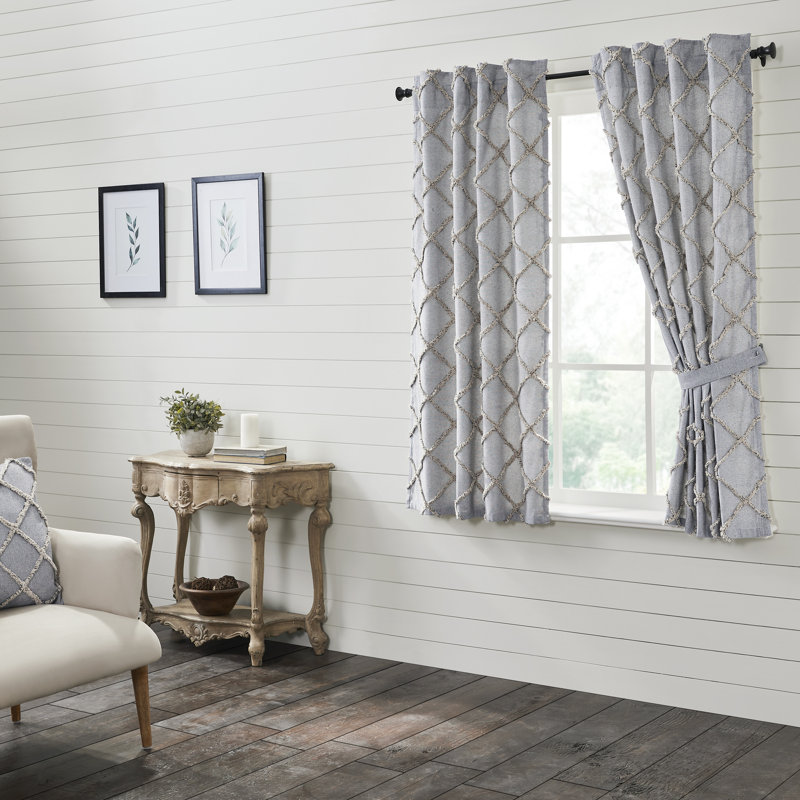 Streator 100% Cotton Room Darkening Curtain Panel Pair, 36" W x 63" L