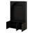 Arched Hall Tree With Storage Bench, 4 Golden Hooks, Entryway Bench With 3 Cabinets And Adjustable Shelves-1379515080