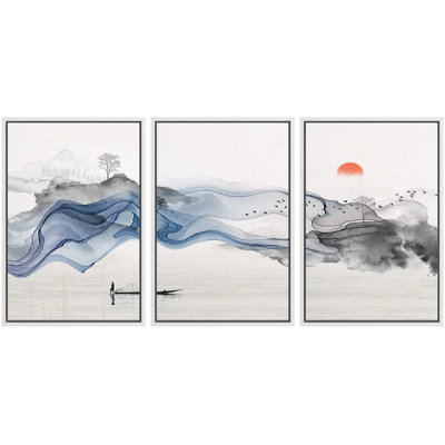 Peinture de paysage chinois - Décoration murale de salon de chambre à coucher