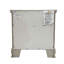 Table de chevet Flora, finition grise