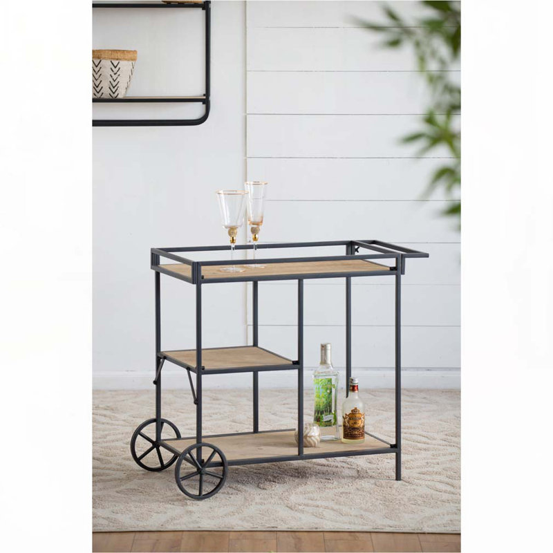 32.3x15.7x26.8" Shelf With Wheel