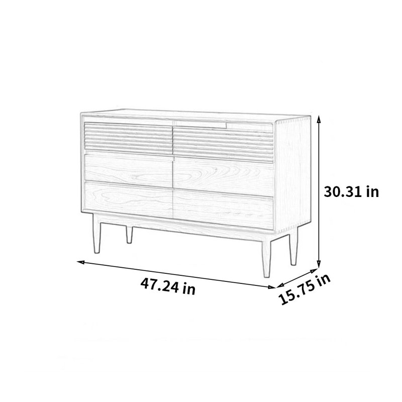 Simple drawer jewellery storage side cabinet
