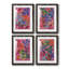Vivid Stems I - ensemble de 4 peintures encadrées-1690148370-1690148397
