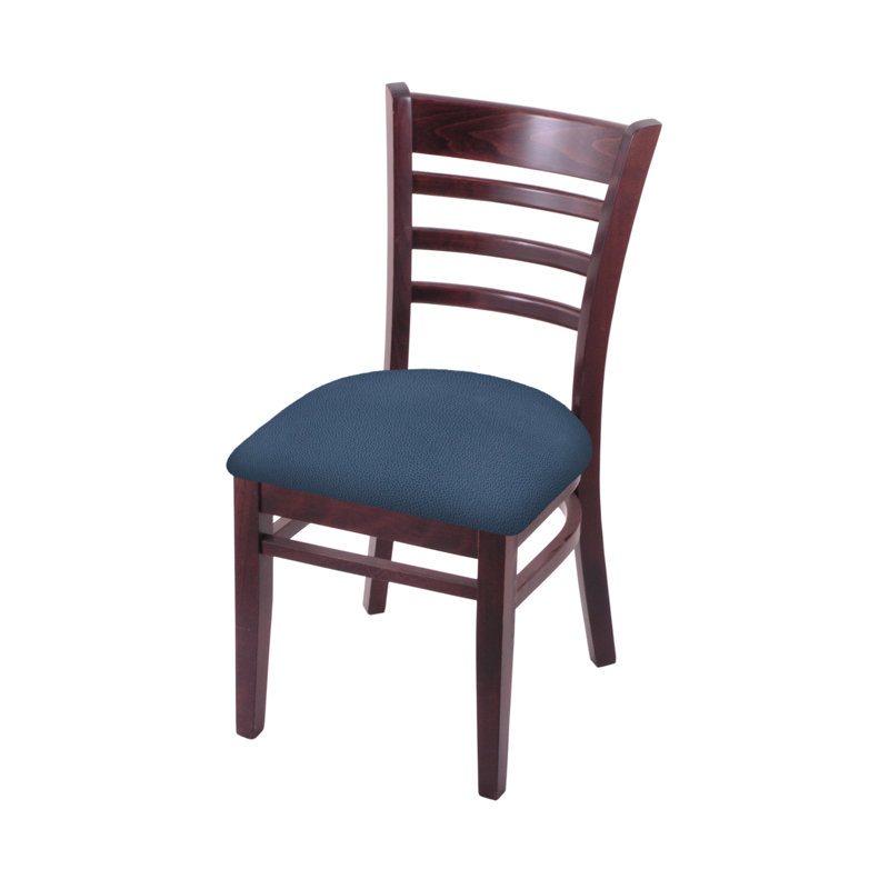 18'' H Upholstered Beech Side Chair, Dark Cherry, Rein Bay