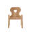 Solid Wood Montessori Toddler Chair, Adjustable Height Activity Chair with Cute Bear Ears Design & Heavy Duty Support (176 lbs Capacity)-754762523