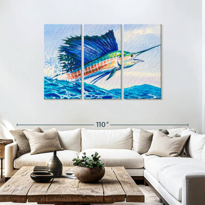 Brampt Sailfish, 48" H x 74" W