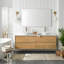 Meuble-lavabo mural moderne avec lavabo vasque rond et 4 tiroirs-131427385-131427387