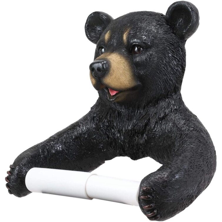 Mama Bear and Cub Toilet Paper Holder Stand