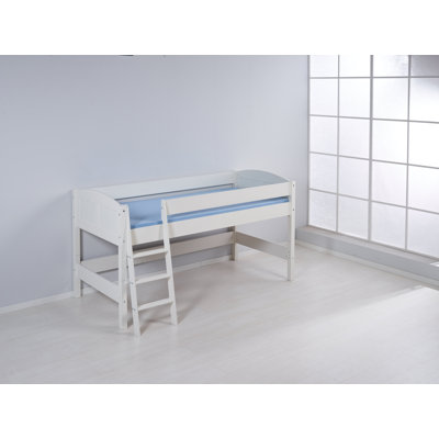 Ida European Single (90 X 200 Cm) Loft Bed Slat with Built-in Ladder Included