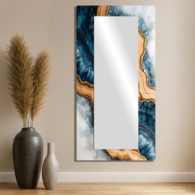 Miroir d'appoint Safire Lake Into The Pine Forest I - Crystals