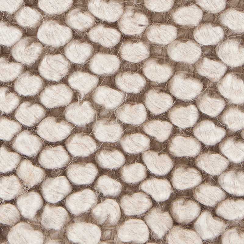 Tapis beige tissé à la main Burton, Rectangle 5 pi x 7 pi 6 po