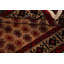Tapis décoratif en laine de conception unique noué à la main New Age Balouch rouge/jaune 3 pi 2 po x 5 pi 3 po