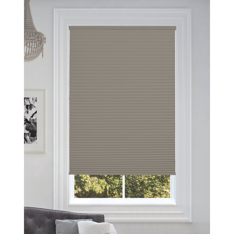 Cordless Blackout Cellular Shade, 30.5"W, 48"L, Sticks & Stones
