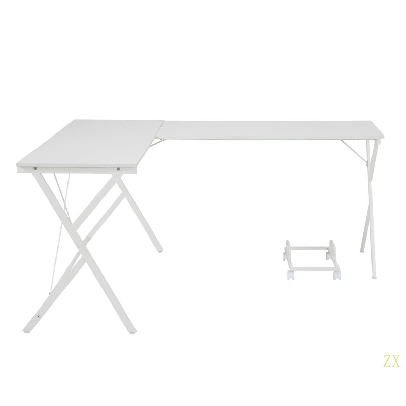 Bureau d'ordinateur Dazenus Finish, Blanc