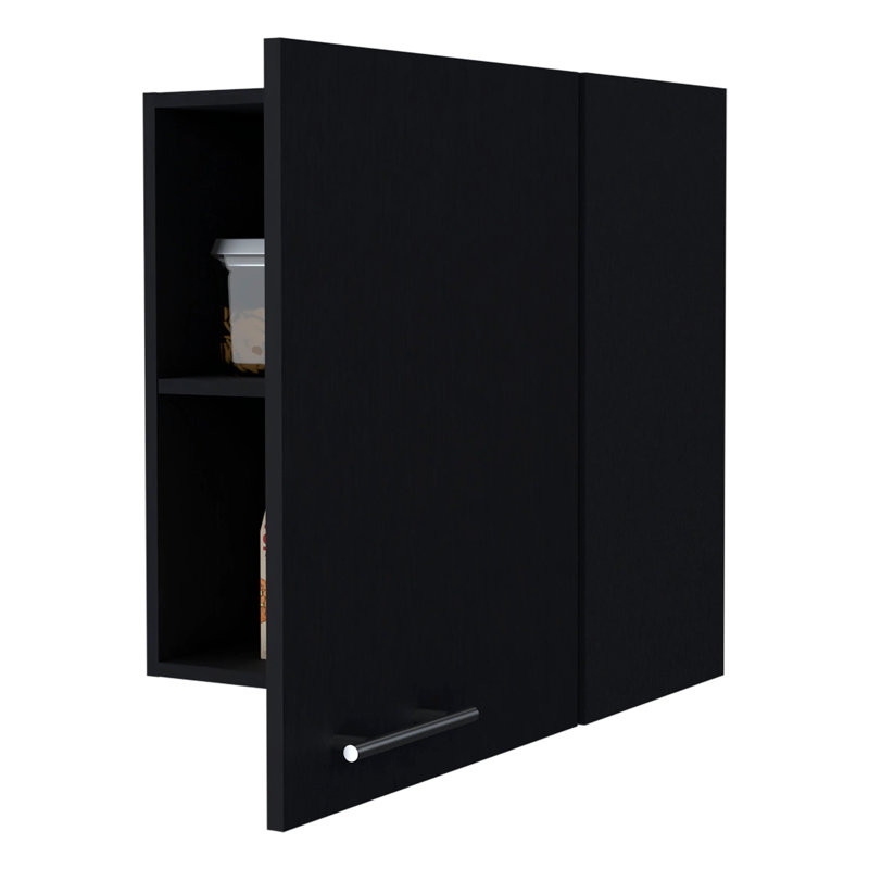 Armoire murale Hi, Noir, noir, noir, noir