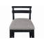 Siège d'appoint 2 pièces en tissu gris