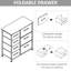 7 Storage Tower Organizer - Grey. Metal Frame, Fabric Drawers. Bedroom, Closet Solution. Stable, Floor Protected. Stores Numerous , Books, Collections. Easy To Put Together. 25"X11.75"X28" Grey