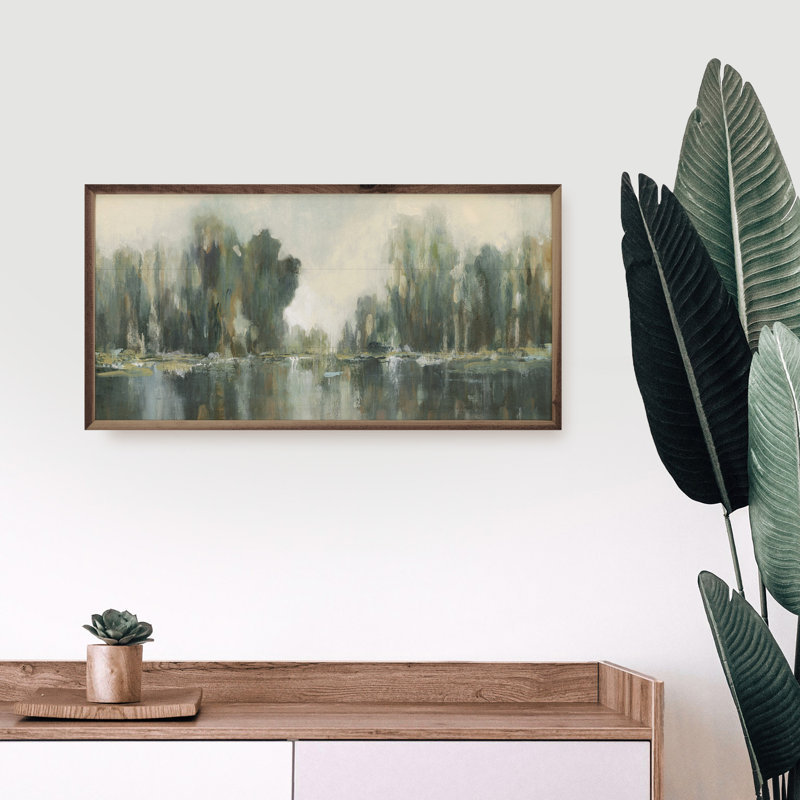Treeline texturée par Carol Robinson, H 20 po x l 41 po