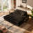 Sarkozy 79.53" W x 61.42" D x 33.46" H Solid Wood Corduroy Modular Sleeper Sectional Sofa