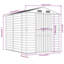Brenyn Garden Shed 191x215x198 cm Galvanised Steel-1536639247