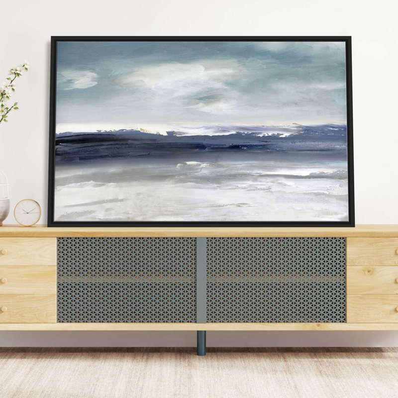 Sandpiper Bay - Peinture, L 33,5 po x H 21,5 po, Cadre noir