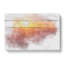 Sunset over the Hills in Abstract - Wrapped Canvas Drawing - Wrapped Canvas-55341660
