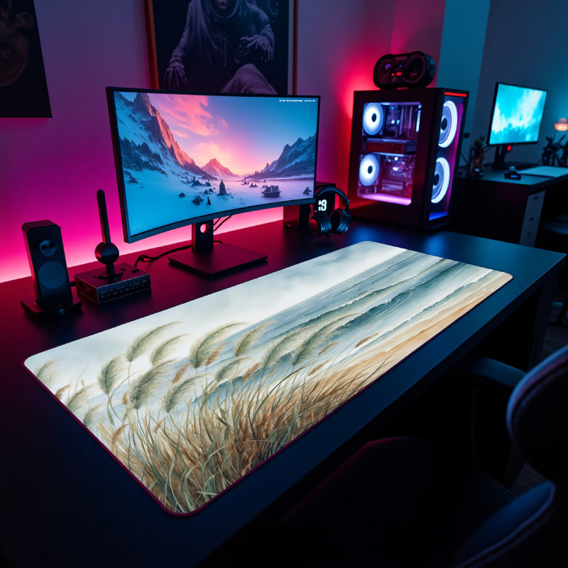 Polyester Desk Pad, 31.5x15.5