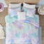 Édredon simple / simple TG avec décoration de teinture par nœuds et aquarelle en microfibre pour chambre à coucher simple
